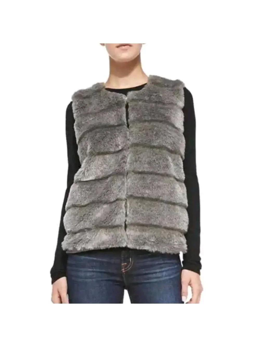 JOIE Andrina Faux-Fur Vest